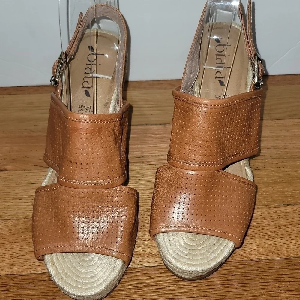 Biala Leather Espadrille Slingbacks Sandals